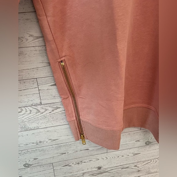 Good Counsel Men's 2XL King Crewneck Long Sleeve With Zips Sweater Pink - Picture 4 of 7